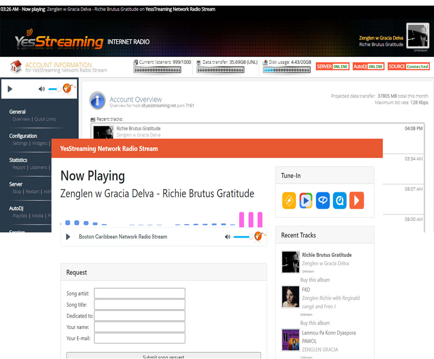 Shoutcast Hosting