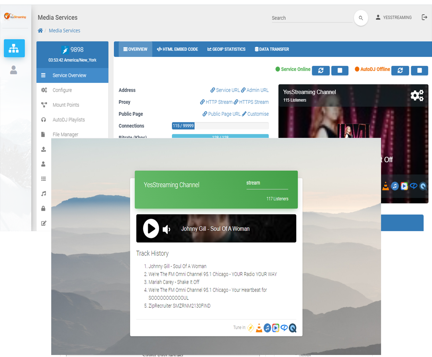 Geolocking Shoutcast Icecast Hosting
