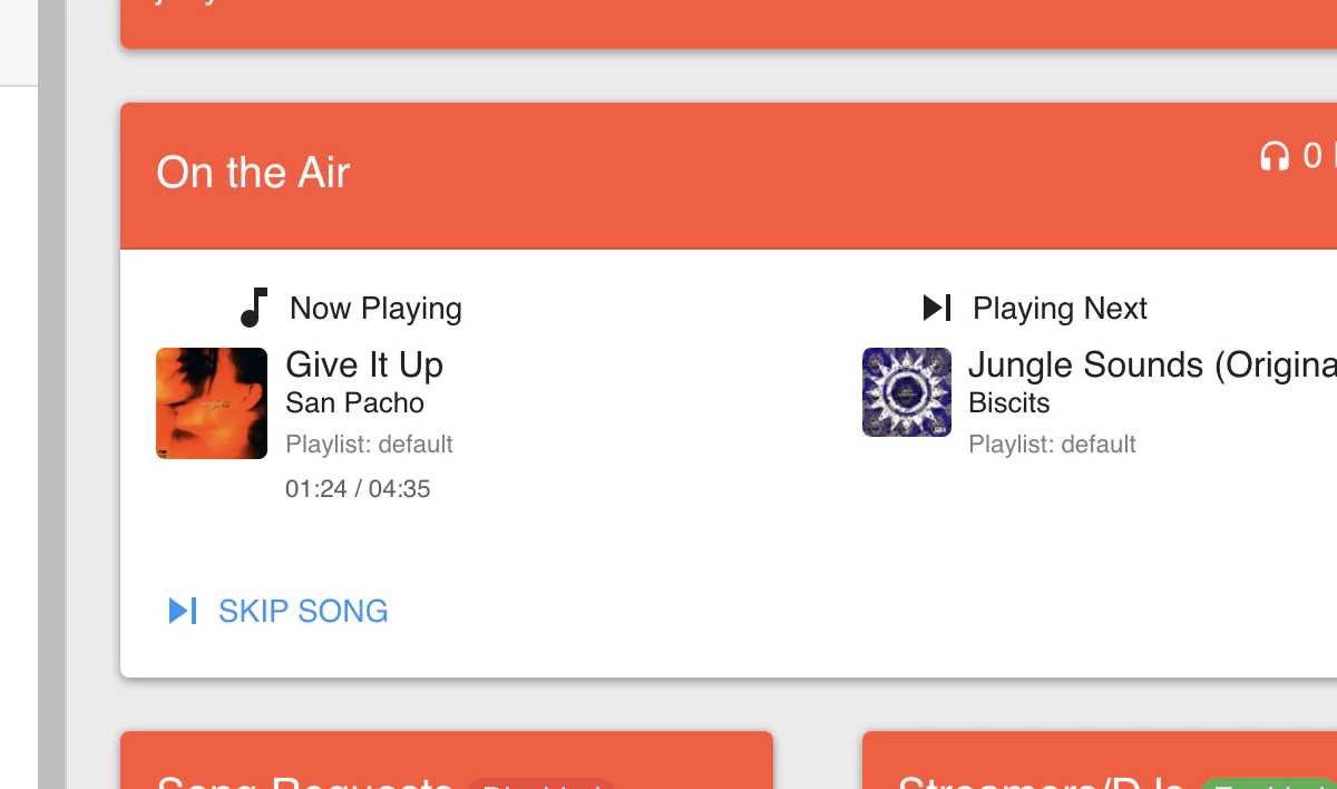 Newly added! Azuracast Server. A solution with built-in Web DJ!